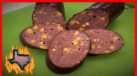 Smoked Venison Jalapeno Cheddar Summer Sausage Recipe | Deporecipe.co