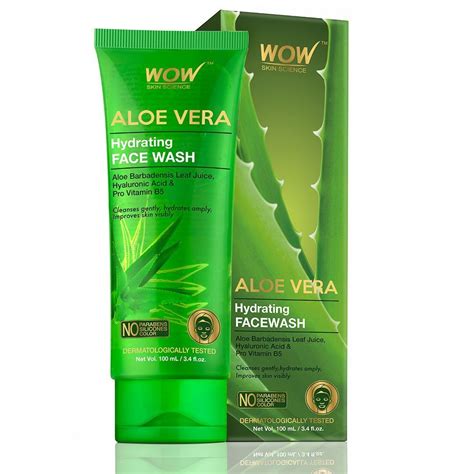 Aloe Vera Face Wash - 100mL | Skin science, Aloe vera face wash, Gentle face wash