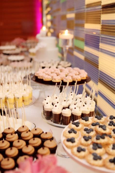 cocoa & fig: Elegant Wedding Cake and Mini Dessert Table: Whitney & Derek