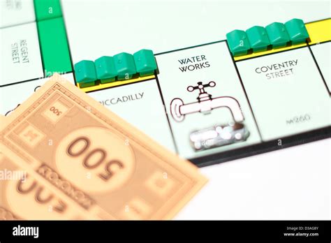 Water works on monopoly board hi-res stock photography and images - Alamy