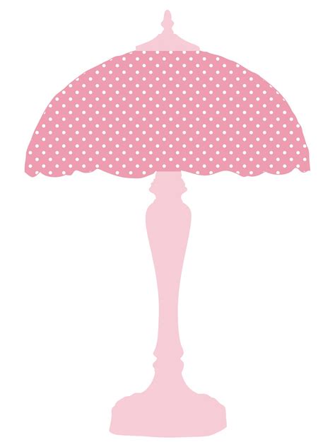 Pink Polka Dots Lamp Shade Free Stock Photo - Public Domain Pictures