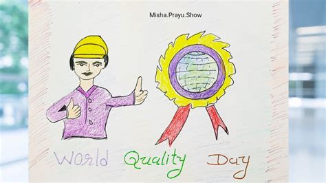 Easy Drawing on Quality Day | World Quality Day Poster Drawing | CQI ...