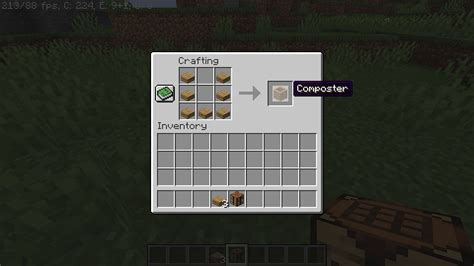 How to make a composter in Minecraft 1.19 update