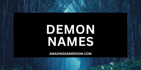 Best 250 Demon Names (With Meanings)