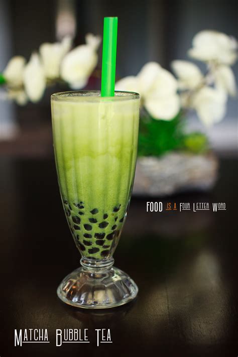 Matcha Bubble Tea Recipe – Matcha Milk Tea Boba – FOOD is Four Letter Word