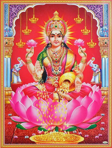 Goddess Lakshmi Poster | Lord shiva painting, Goddess lakshmi, Lakshmi images