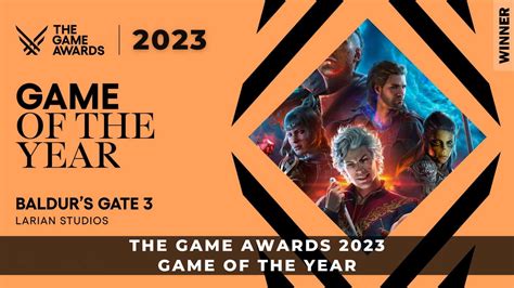 Baldur's Gate 3 Wins The Game Award for Game of the Year 2023 - KeenGamer