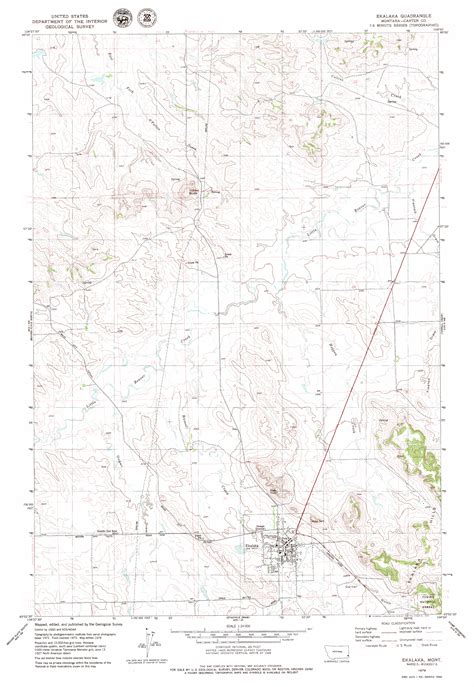 Ekalaka, MT Topographic Map - TopoQuest