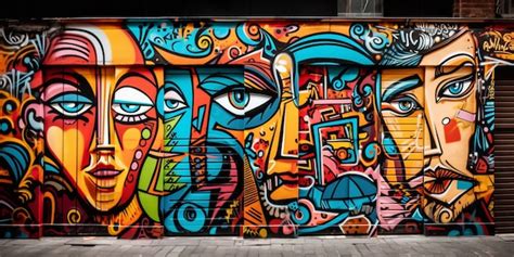 Beautiful cubism graffiti | AI-generated image