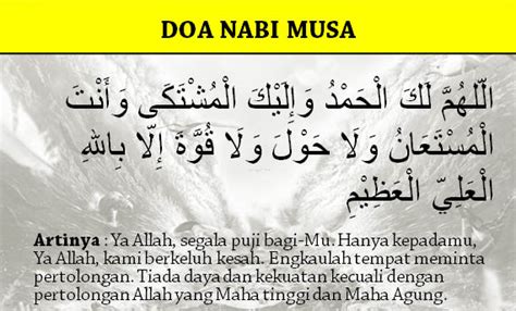 3 Keutamaan Do'a Nabi Musa, Cepat Datangkan Jodoh Hingga Dimudahkan ...