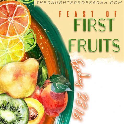 an advertisement for the first fruits fair