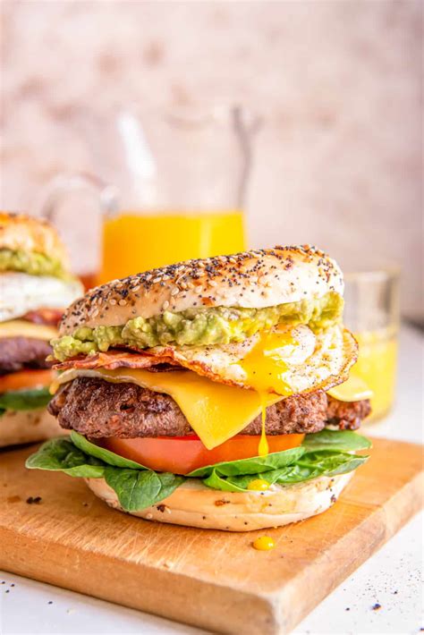 Breakfast Burger - The Cookie Rookie® - Tasty Made Simple