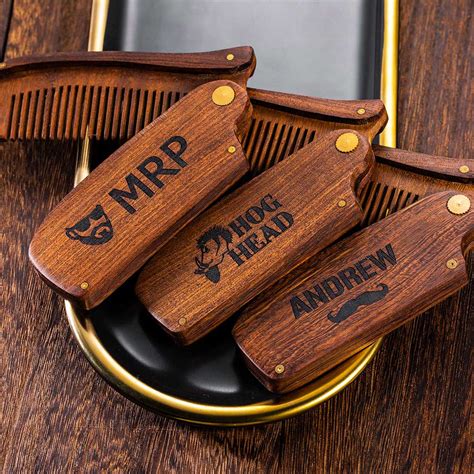 Customized Wooden Beard Comb