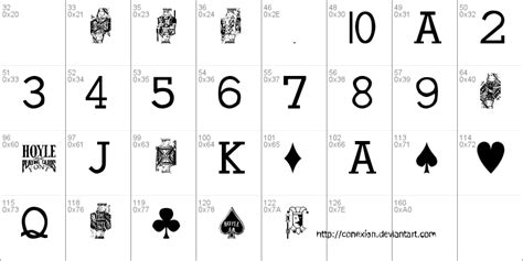 Download Hoyle Playing Cards font | fontsme.com