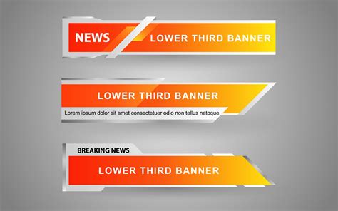 News Lower Thirds Template Design Graphic by Artmr · Creative Fabrica