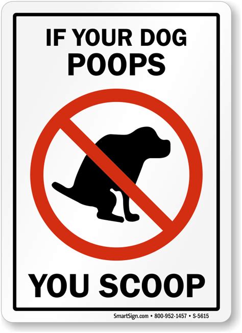 No Dog Poop Signs