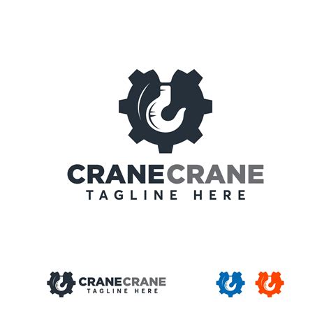 Crane Logo designs , Build logo design. Construction logo. Vector sign ...