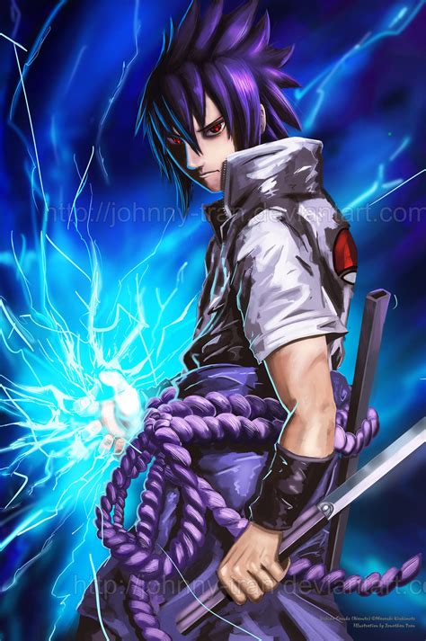 Uchiha Sasuke by Jonathan tran by Johnny-Tran on DeviantArt