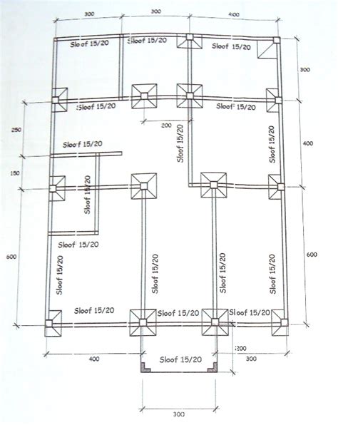 Detail Pondasi Tapak Atau Pondasi Cakar Ayam Tip Dan