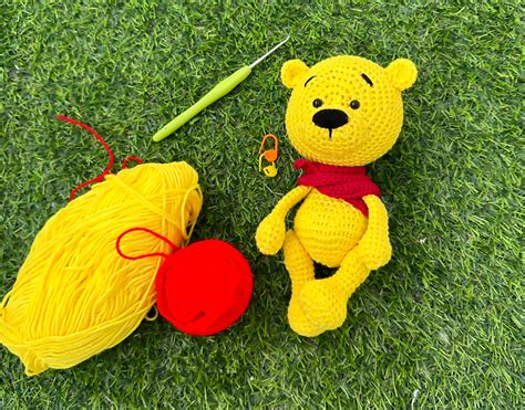 Yellow Teddy Bear Crochet Pattern Pdf Osito Amarillo Patron De Ganchillo Amigurumi PDF DIY ...