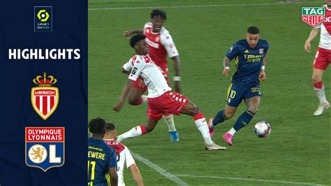 AS MONACO - OLYMPIQUE LYONNAIS (2 - 3) - Highlights - (ASM - OL) / 2020-2021 - YouTube