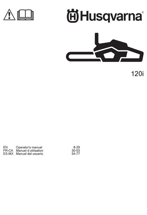 HUSQVARNA 120I OPERATOR'S MANUAL Pdf Download | ManualsLib