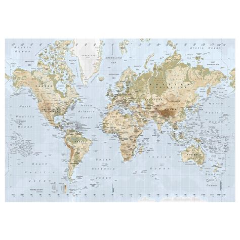 Giant World Map Poster Ikea - Mural Wall