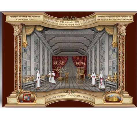 Beit Hamikdash Holy Temple Poster | aJudaica.com