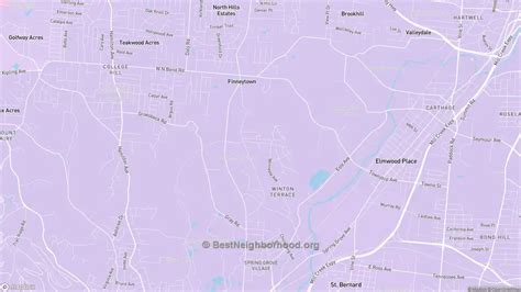 Winton Hills, Cincinnati, OH Political Map – Democrat & Republican ...