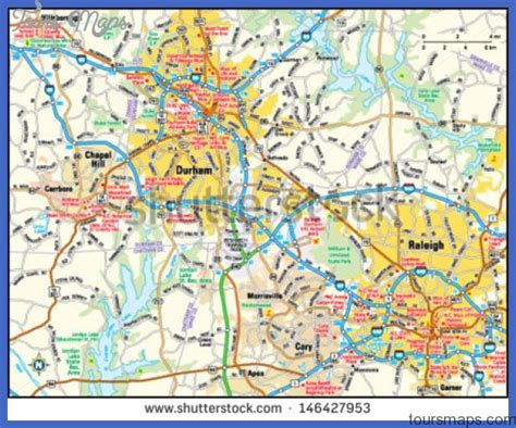 Raleigh Metro Map - ToursMaps.com