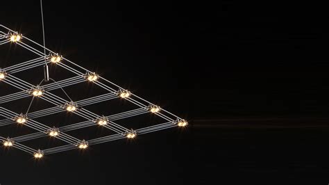 Grid - Suspended Ceiling Light Fixture by Quasar | Zaneen Design