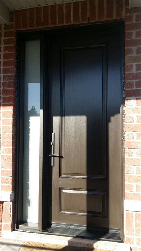 Modern Fibre Glass Door Clear Panel Glass - Modern Doors