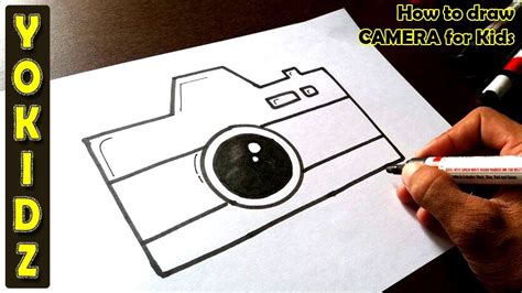 How to draw CAMERA for Kids