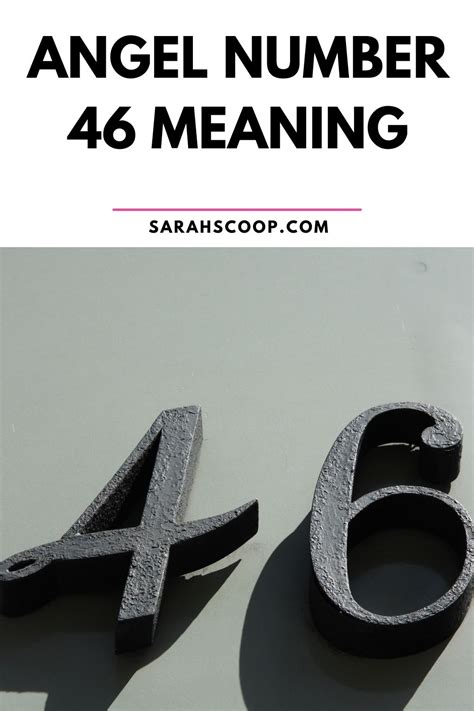 Angel Number 46 Meaning | Sarah Scoop