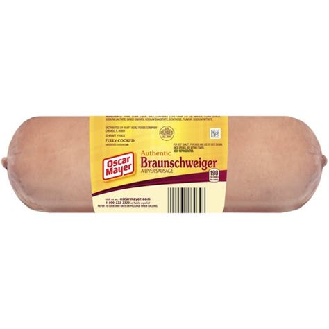 Oscar Mayer Braunschweiger Liver Sausage