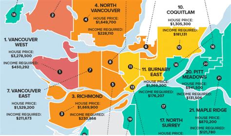 How Much You Need To Make To Buy A Home In Metro Vancouver (MAP)