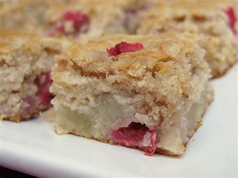 Soft Pear and Cranberry Squares Recipe by Jenny - CookEatShare