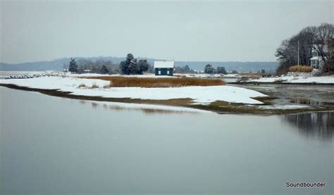 Sand Street Beach (near Stony Brook Village)- Winter (overlooks the end of West Meadow Beach ...