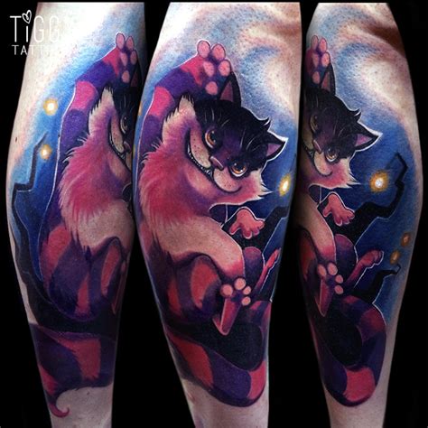 Cheshire Cat Tattoo by tiggytattoos on DeviantArt