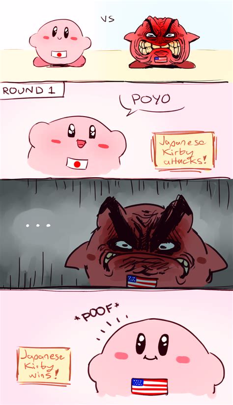 Japanese Kirby VS American Kirby | Kirby | Know Your Meme