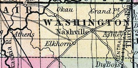 Washington County, Illinois, 1857 | House Divided