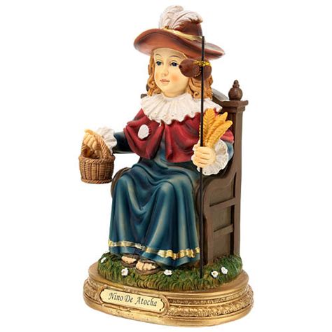 Statue Santo Nino de Atocha 20 cm colored resin | online sales on ...