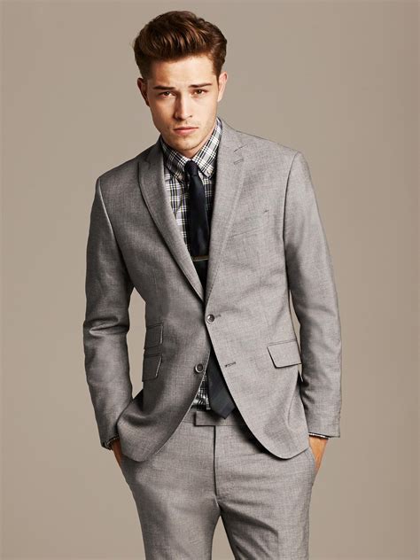 Men's Slim Fit Suit Coat - Mens Coat Slim Fit Wedding Casual Blazer ...