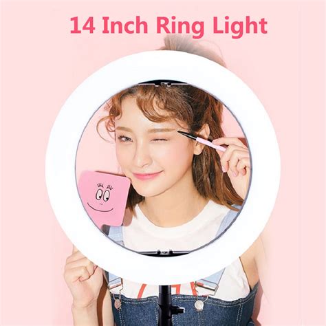 36CM / 14'' Selfie Ring Light With Stand Tripod For Phone TikTok Youtube LED Ring Lamp Makeup ...