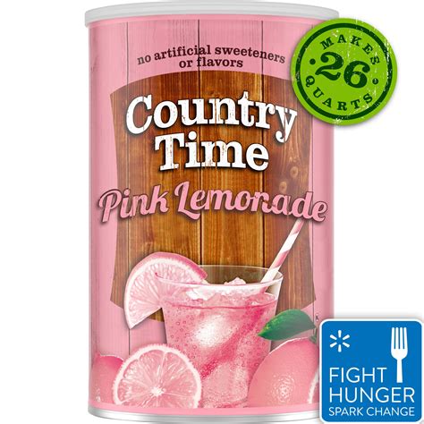 Country Time Pink Lemonade Naturally Flavored Powdered Drink Mix, 63 oz ...