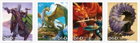 USPS reveals Dungeons & Dragons Stamps | AUSRETROGAMER