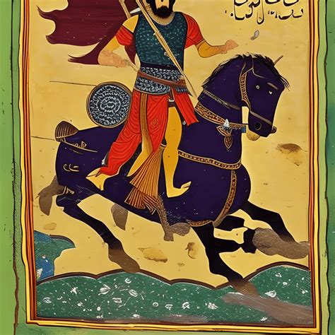 Rostam the Legendary Persian Hero · Creative Fabrica