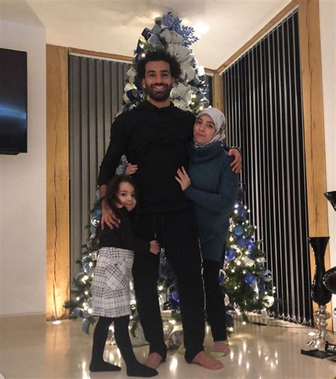 Mohamed Salah Flaunts his Wife Maggi, daughters and Liverpool’s trophies