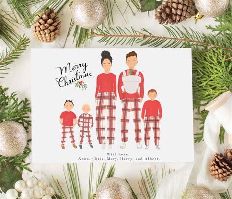 Personalized Family Christmas Greeting Cards — Glacelis