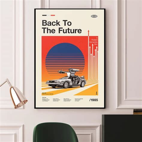 Back To The Future (1985) Classic Movie Best Poster